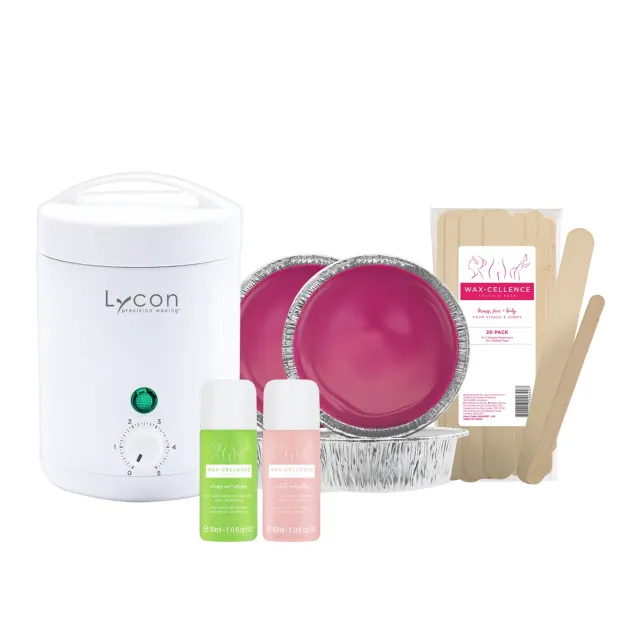 Lycon Wax-cellence Deluxe Home Waxing Kit vaxkit