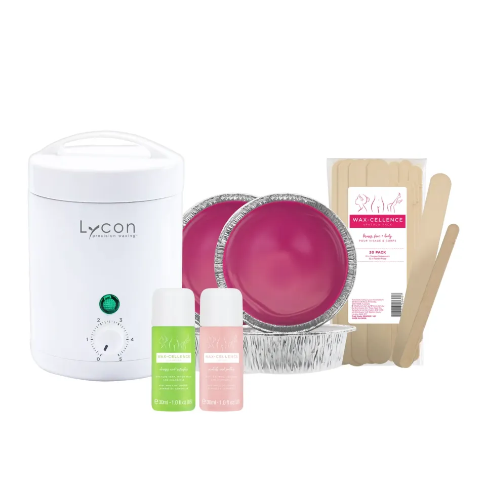 Lycon Wax-cellence Deluxe Home Waxing Kit vaxkit
