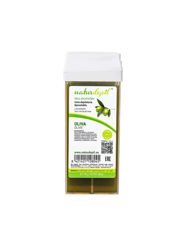 Naturdepil Olive roll-on vax med olivolja känslig hud