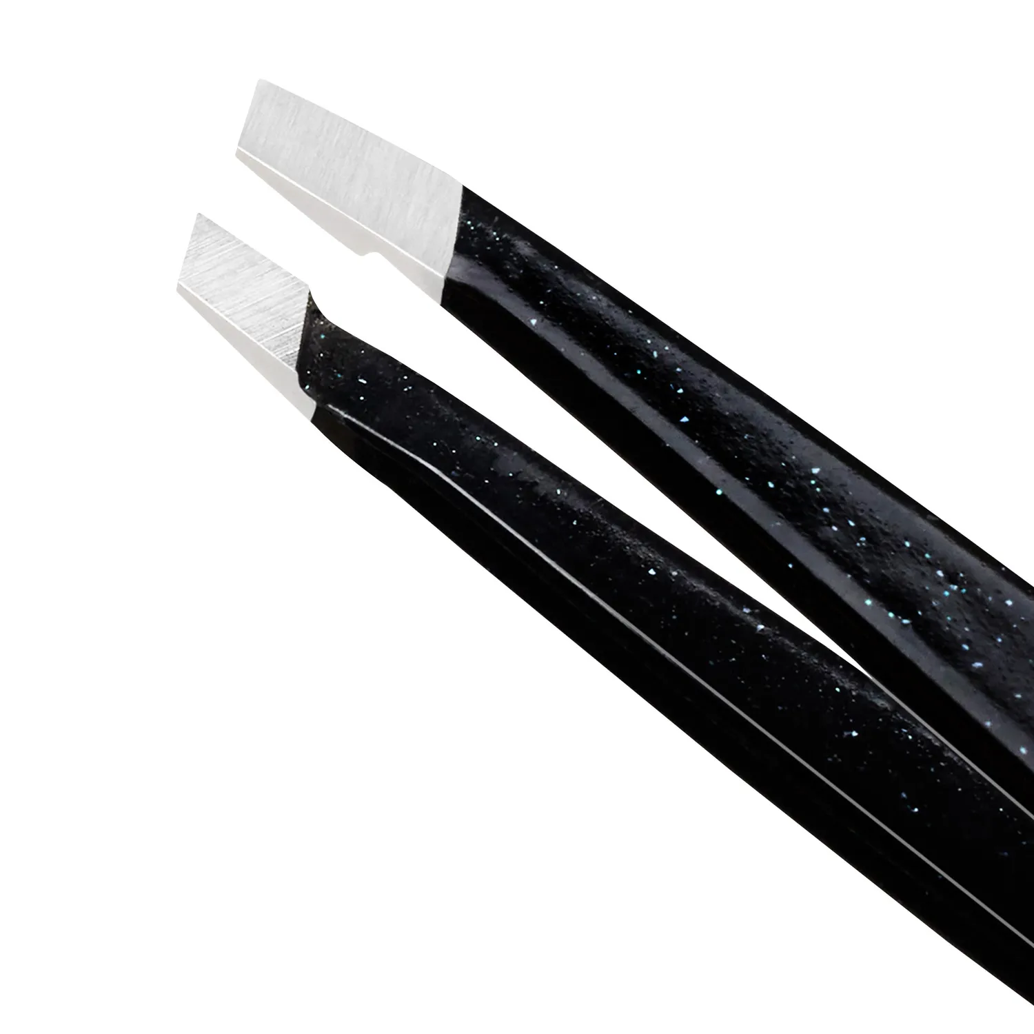 Tweezerman Dusted Onyx Mini Slant pincett svart