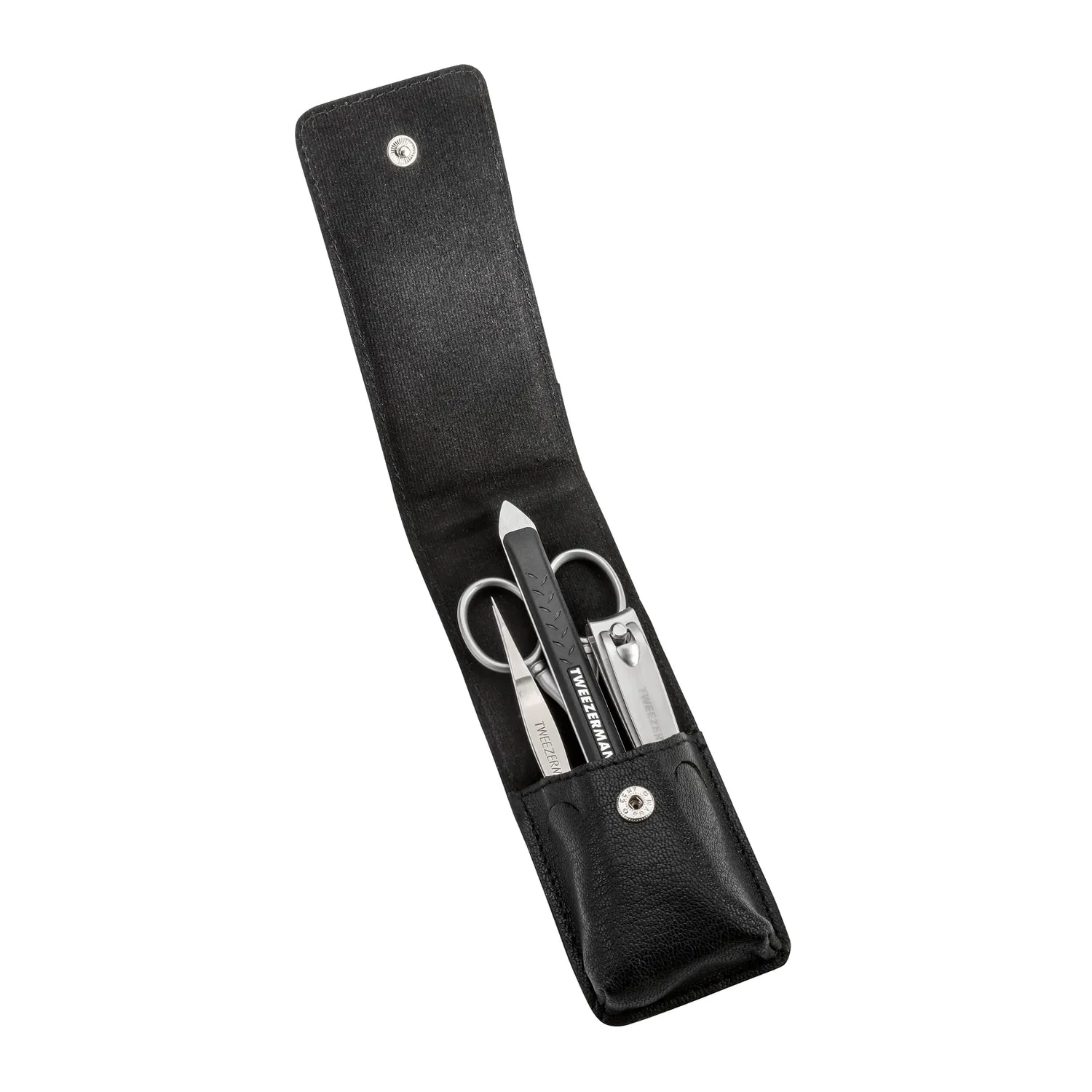 Tweezerman Essential Grooming Kit set med fodral
