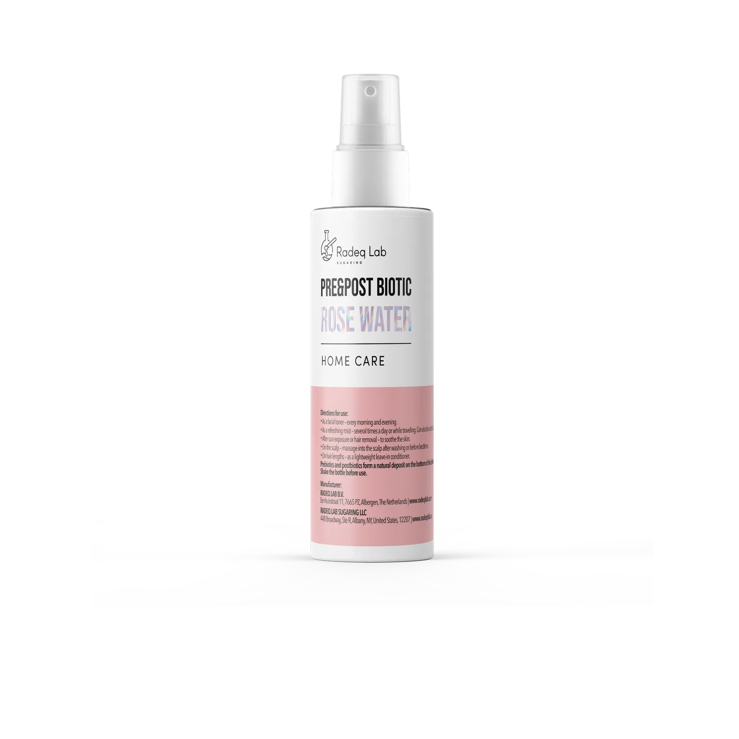 Radeq Lab Pre Post Biotic rosenvatten 12x100 ml
