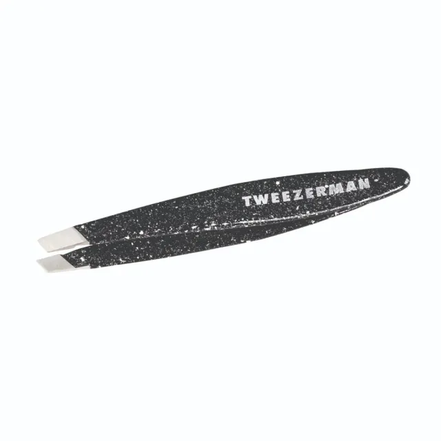 Tweezerman Mini Oval Slant pincett glitter