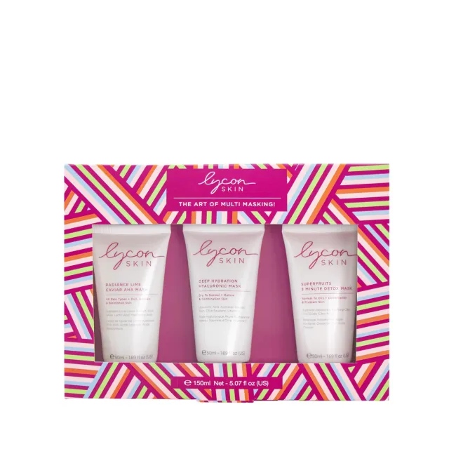 Lycon Face Mask Trio ansiktsmask 3x50ml lyster