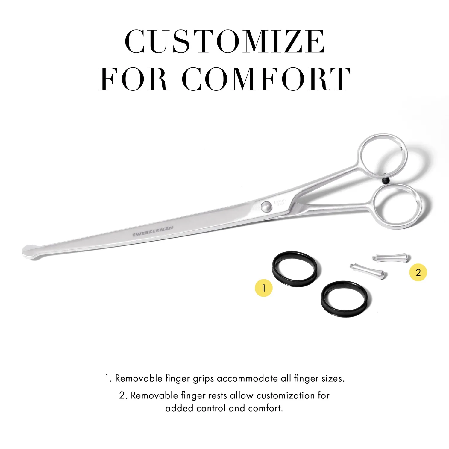 Tweezerman Curved Grooming Shears 9 pälssax stor hund