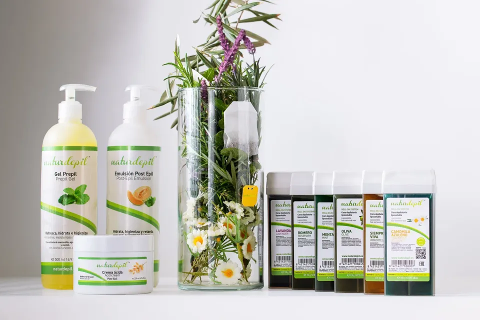 Naturdepil veganskt vaxningsset startpaket infusioner