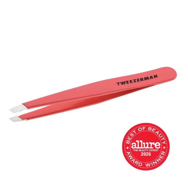 Tweezerman Slant Tweezer pincett Geranium sned spets