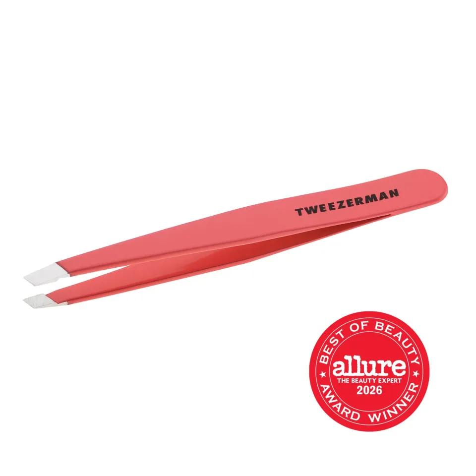 Tweezerman Slant Tweezer pincett Geranium sned spets