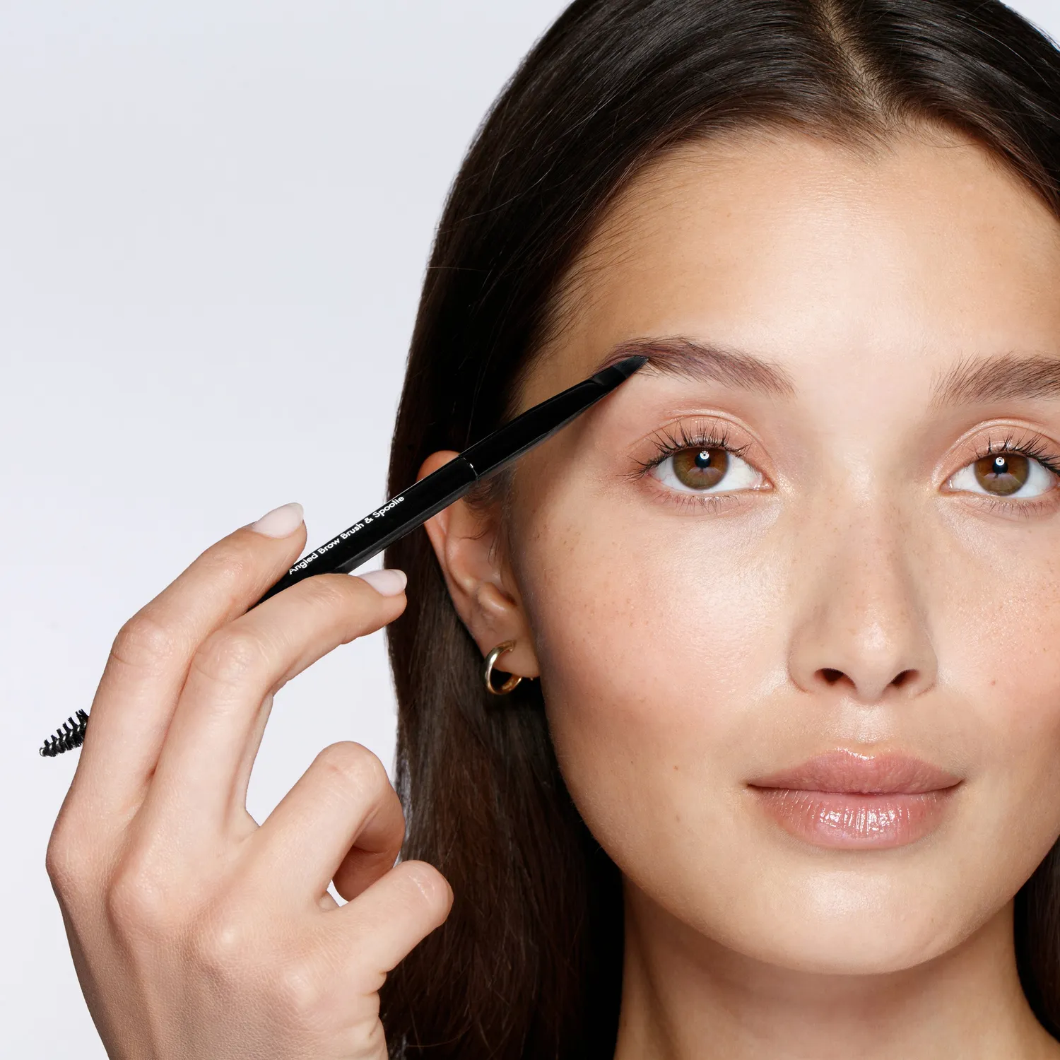Tweezerman Angled Brow Brush & Spoolie ögonbrynsborste sned
