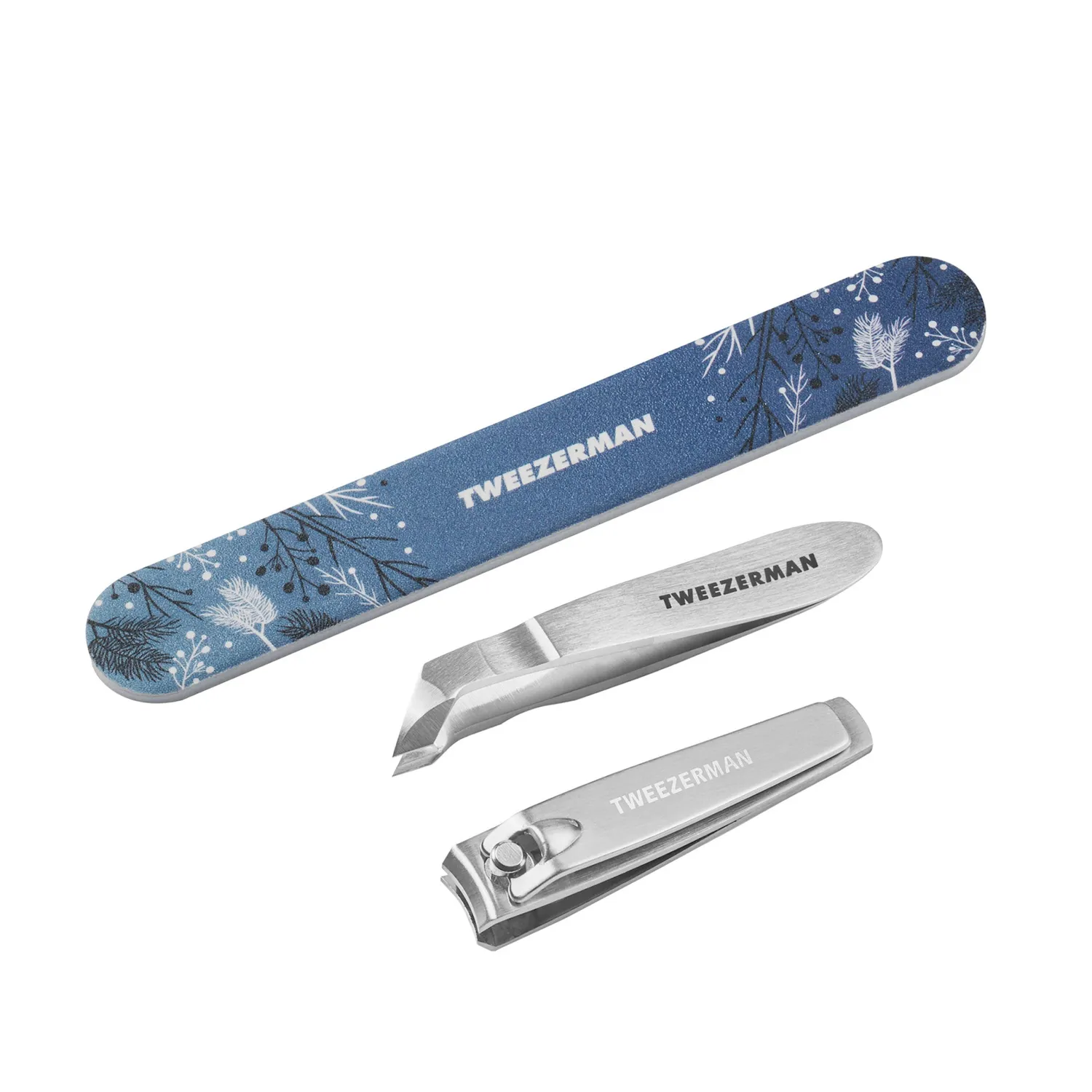 Tweezerman Evening Glow manikyrset present 3-delar