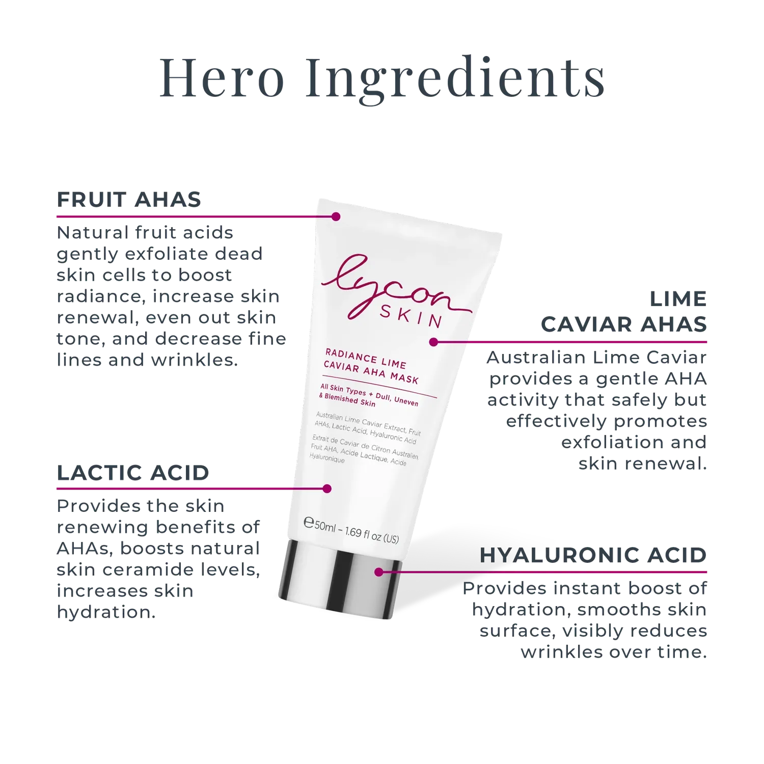 Lycon Face Mask Trio ansiktsmask 3x50ml lyster