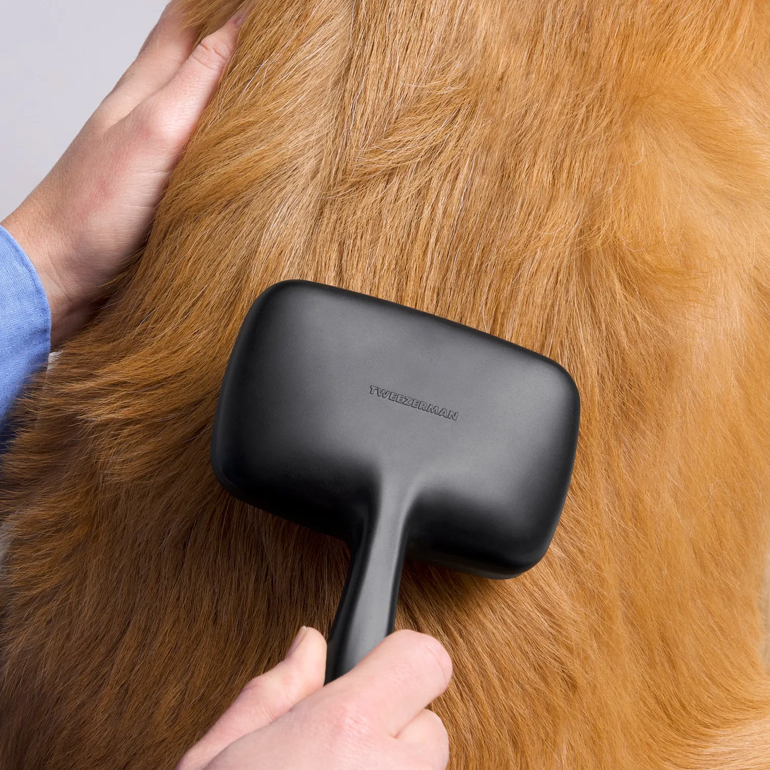 Tweezerman Large Coated Tip Slicker Brush hundborste stor