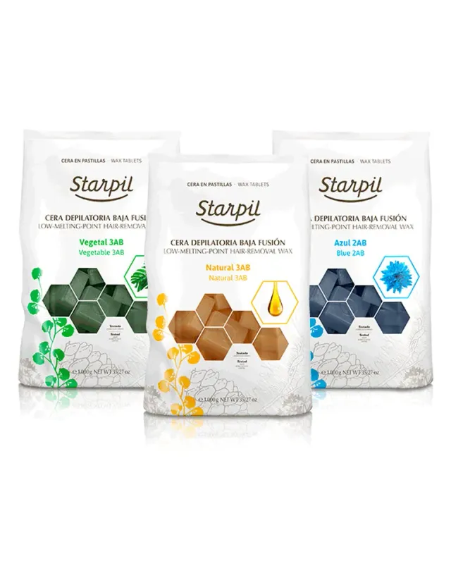 Starpil Cristalinas elastiskt vaxpärlor lågsmältande
