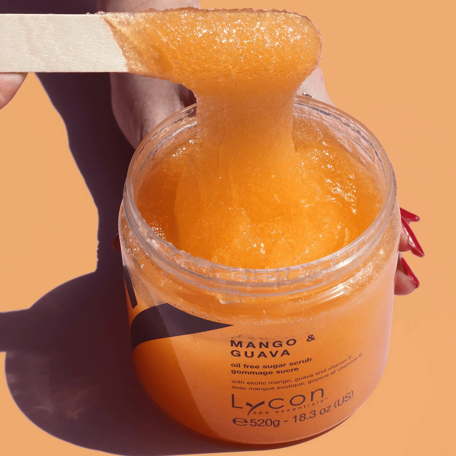 Lycon Mango & Guava Sugar Scrub 100g oljefri