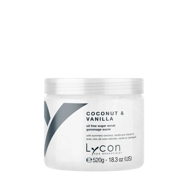 Lycon Coconut Vanilla sugarscrub 100g oljefri