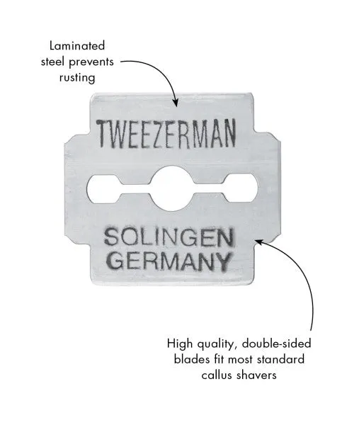 Tweezerman Callus Shaver hyvelblad 20-pack refill