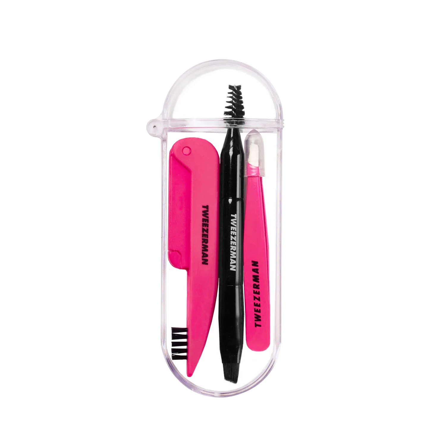 Tweezerman Mini Brow Rescue Kit brynset 3-delar resa