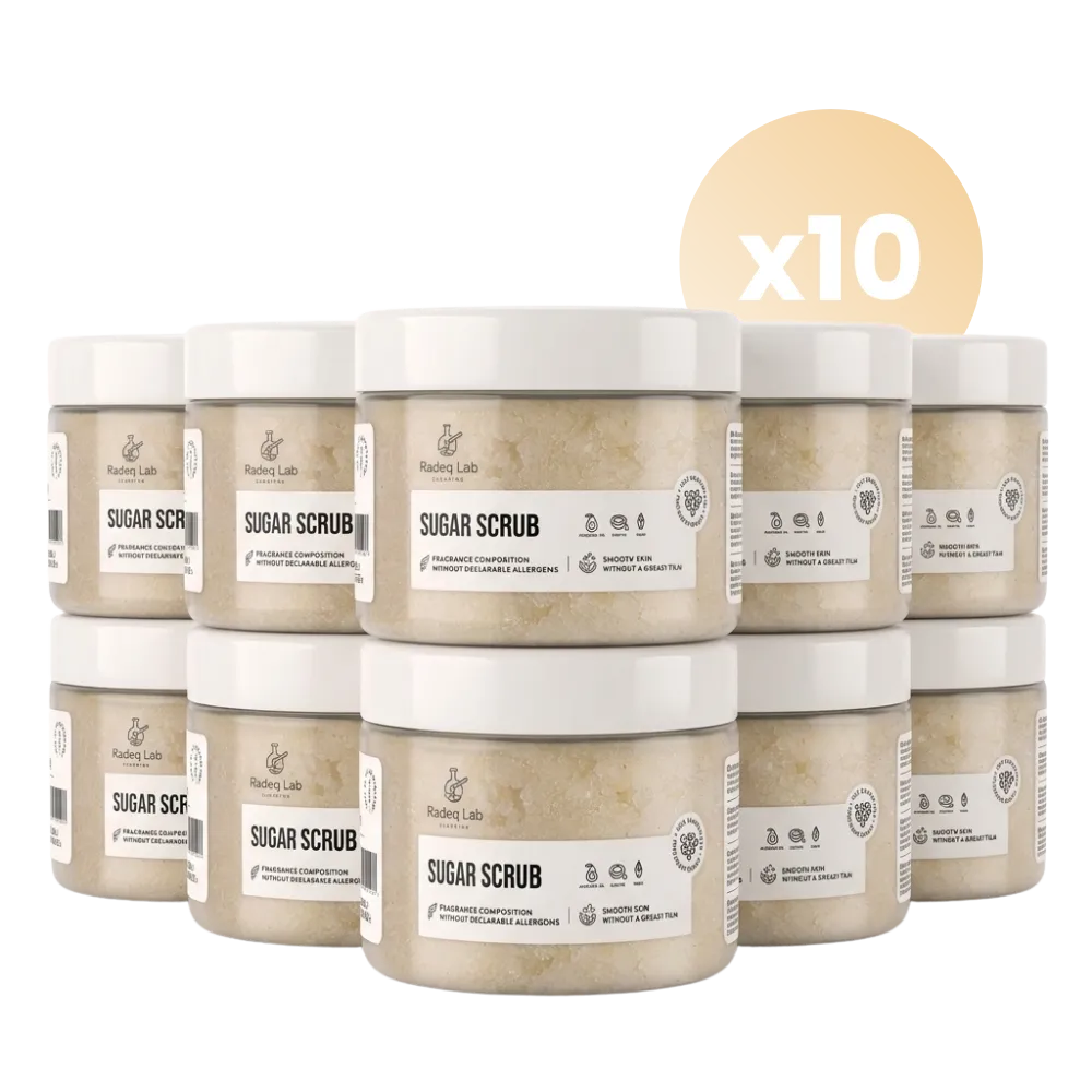 Radeq Lab bodyskrubb socker 300ml slät hud