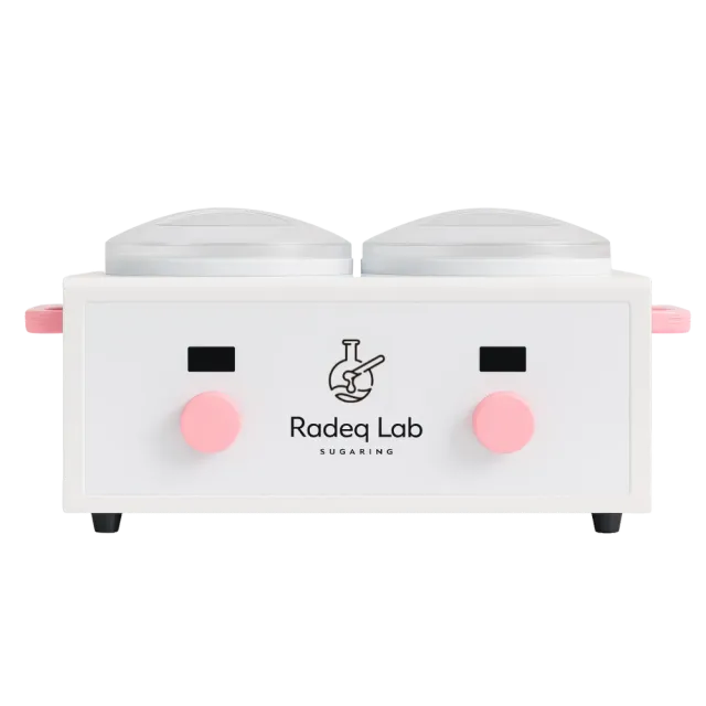 Radeq Lab Sugaring Double Warmer rosa/vit