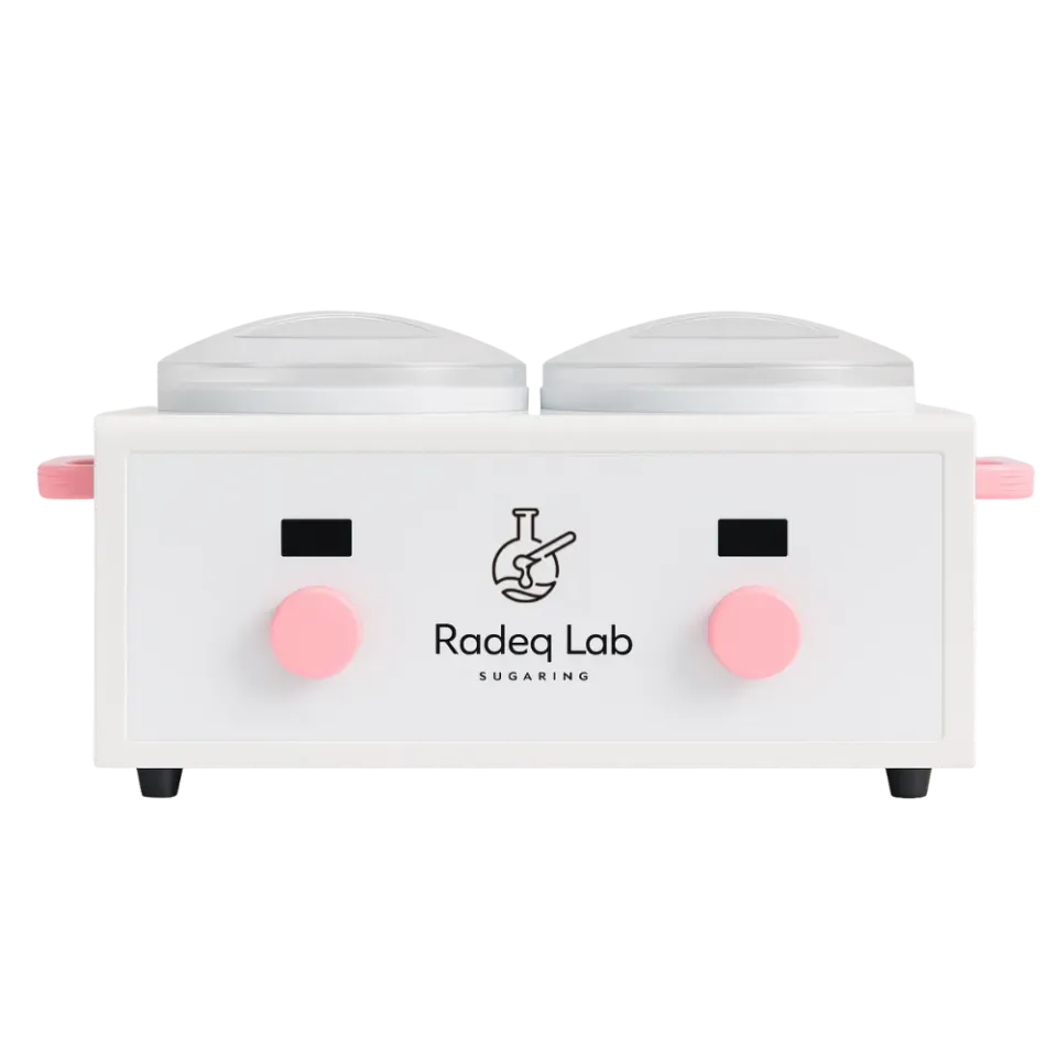 Radeq Lab Sugaring Double Warmer rosa/vit
