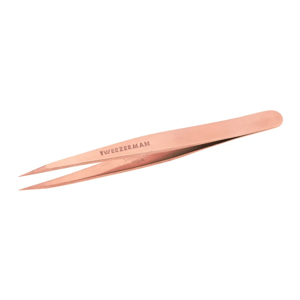 Tweezerman Rose Gold pincett spetsig precision