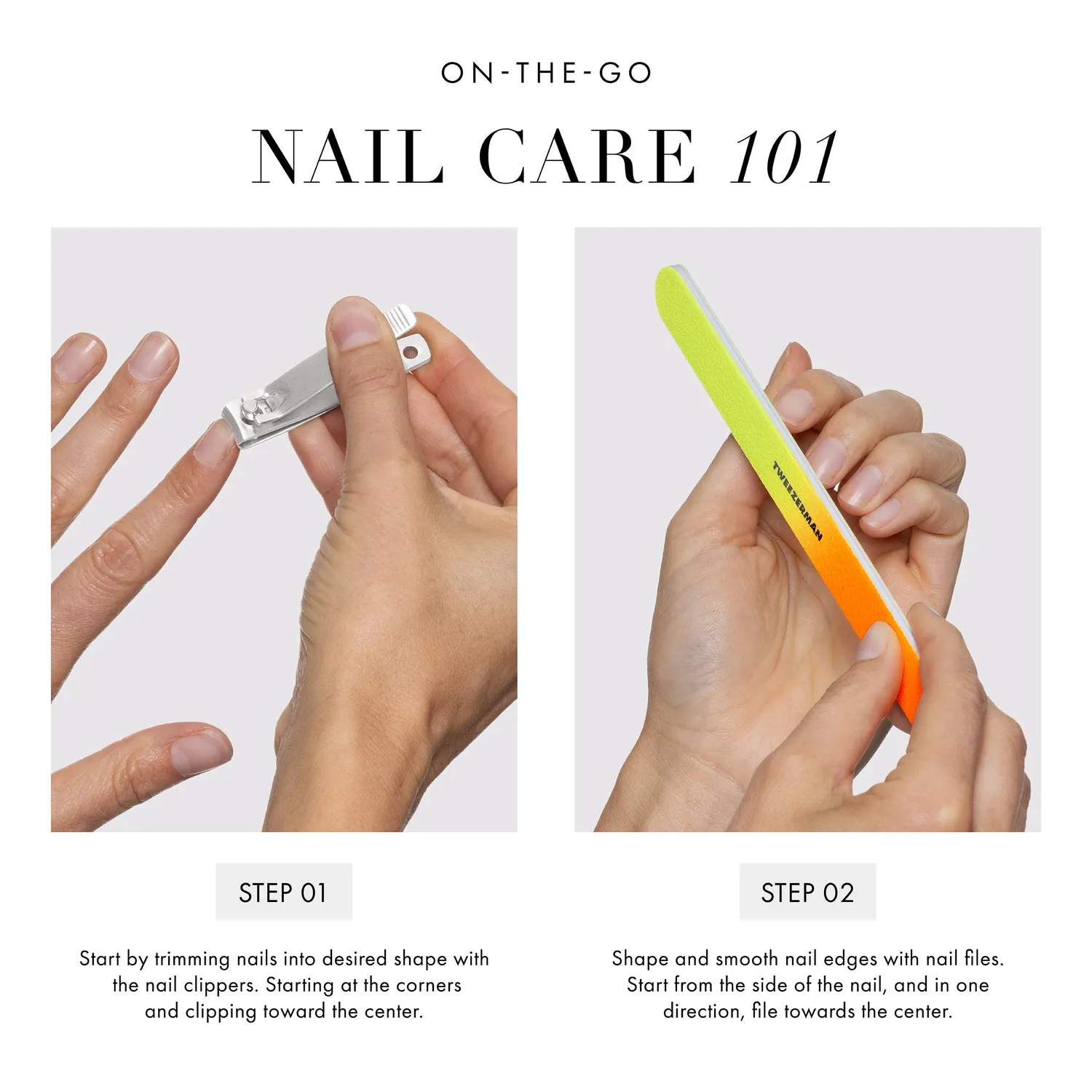 Tweezerman Neon Nail Kit nagelset manikyr