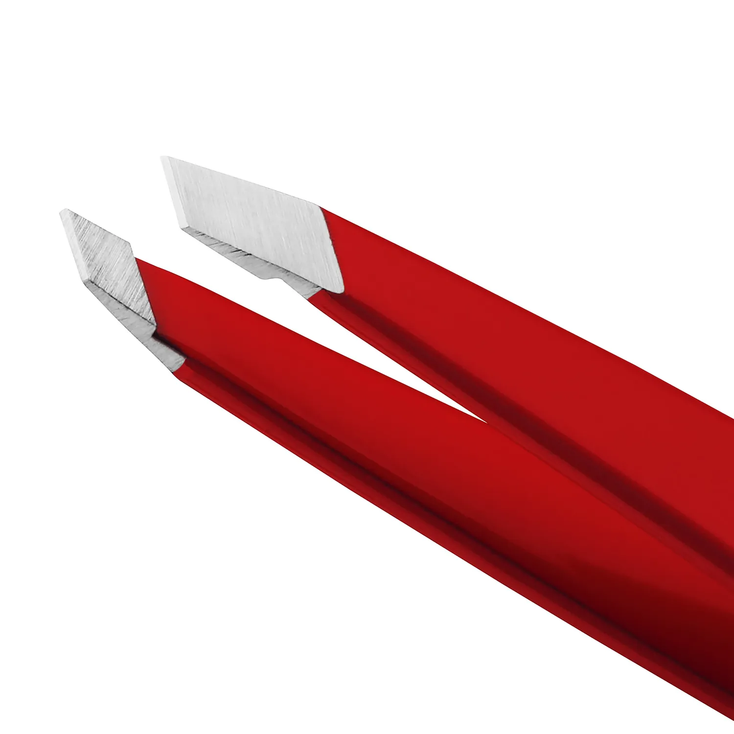Tweezerman Signature Red Slant Tweezer pincett röd sned