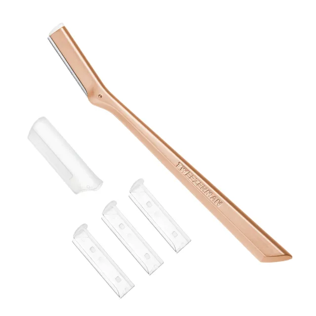 Tweezerman Rose Gold ansiktsrakhyvel roseguld