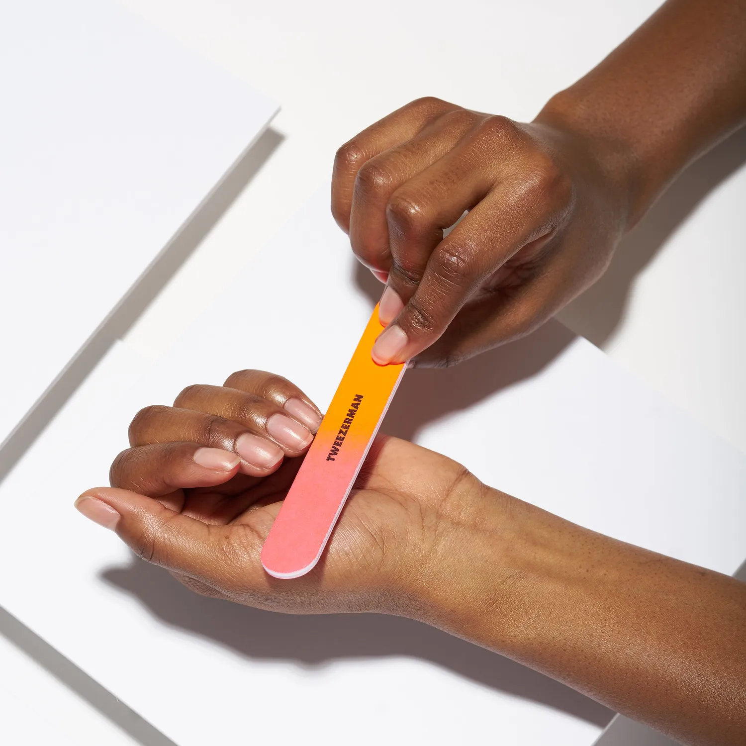 Tweezerman Neon Filemates nagelfil 3-pack grovlek