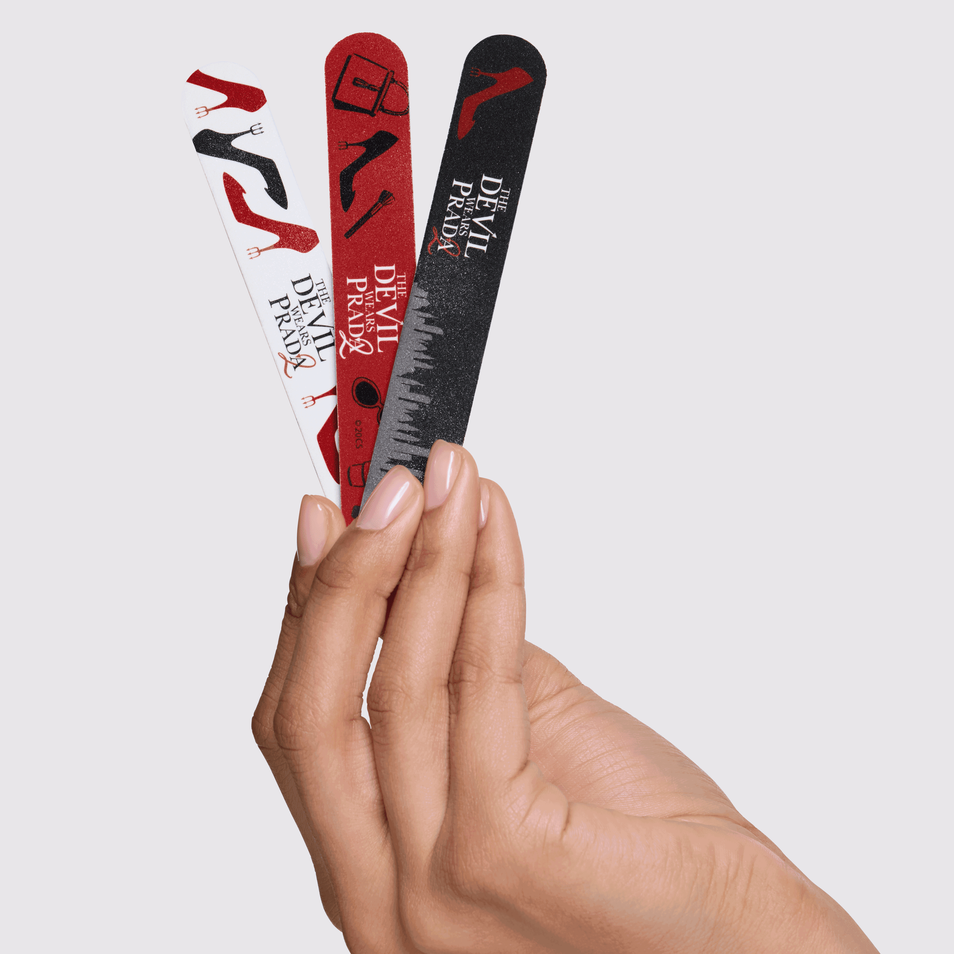 Tweezerman The Devil Wears Prada 2 nagelfil 3-pack