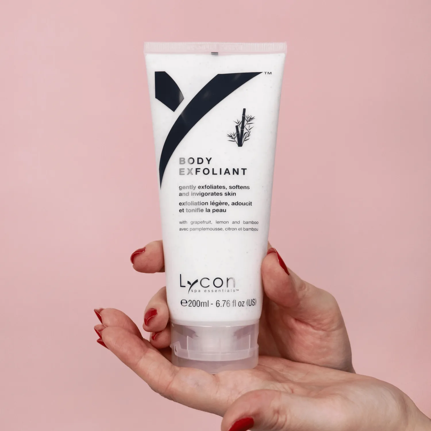 Lycon Body Exfoliant bodyscrub 200ml oljefri bambu