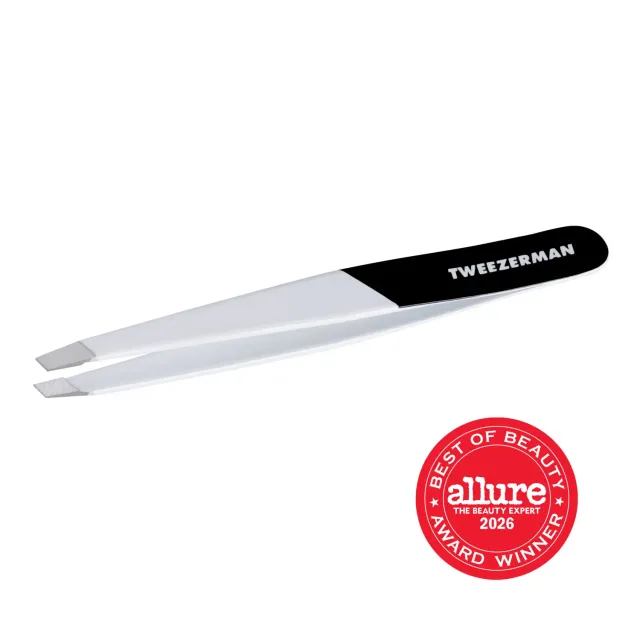Tweezerman Midnight Strike Slant Pincett svart precisions