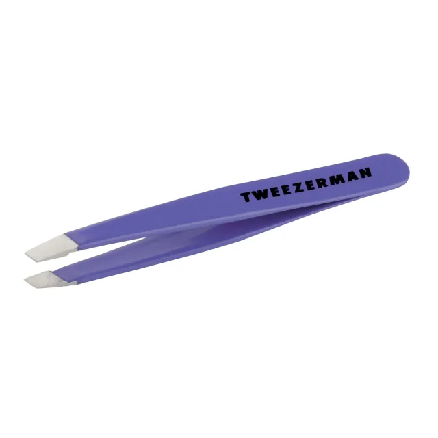 Tweezerman Mini Slant Blooming Lilac pincett lila liten