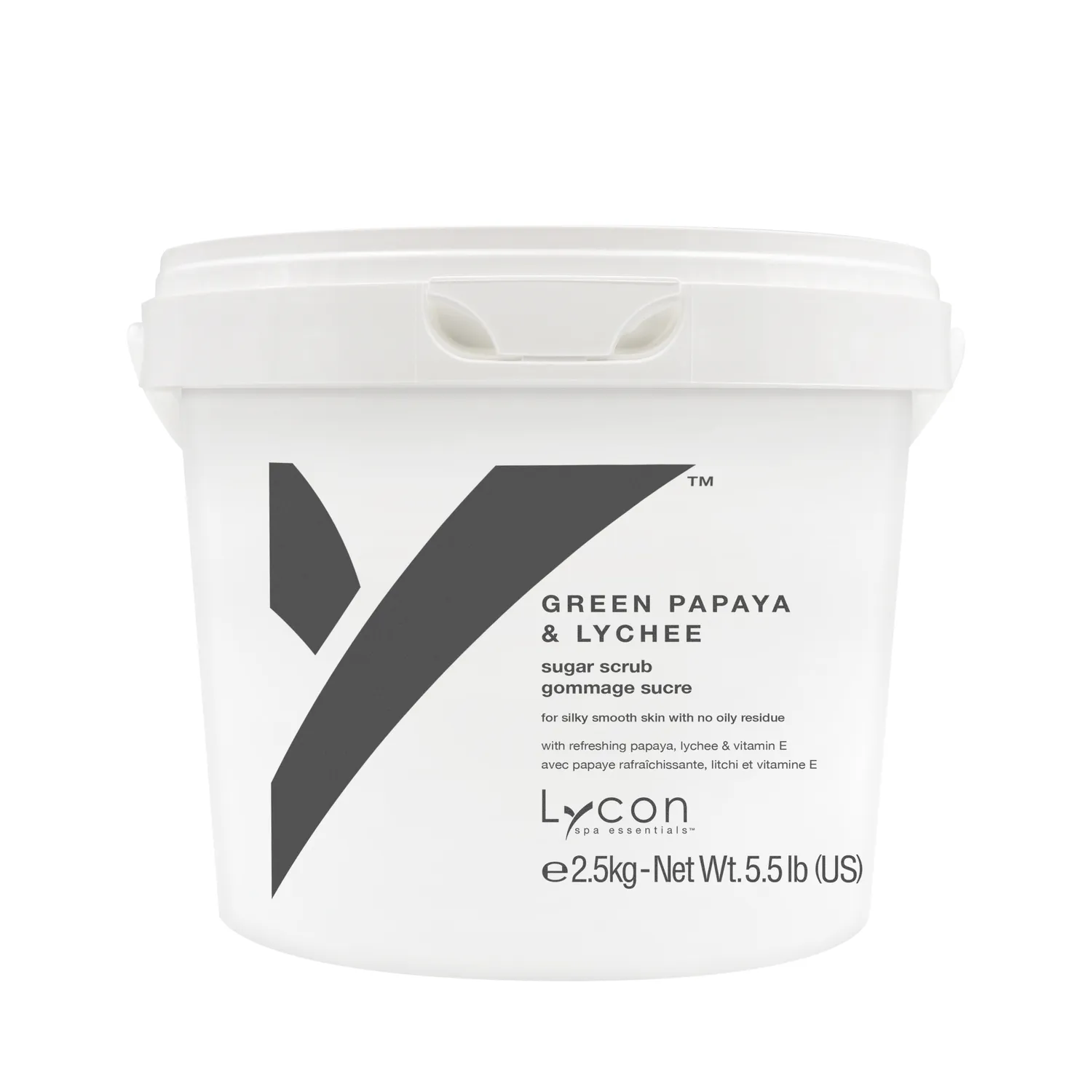 Lycon Green Papaya Lychee sockerskrubb 100g oljefri