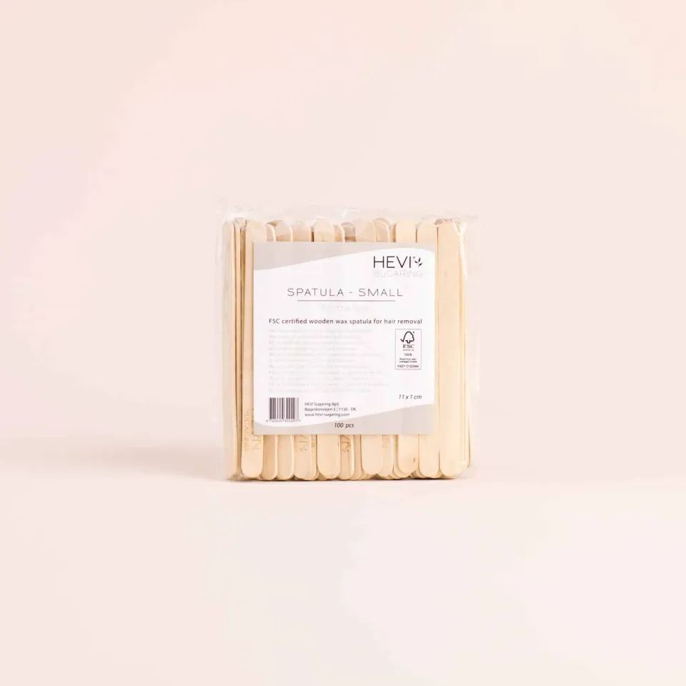 HEVI Spatel liten träspatel 100-pack 11 cm