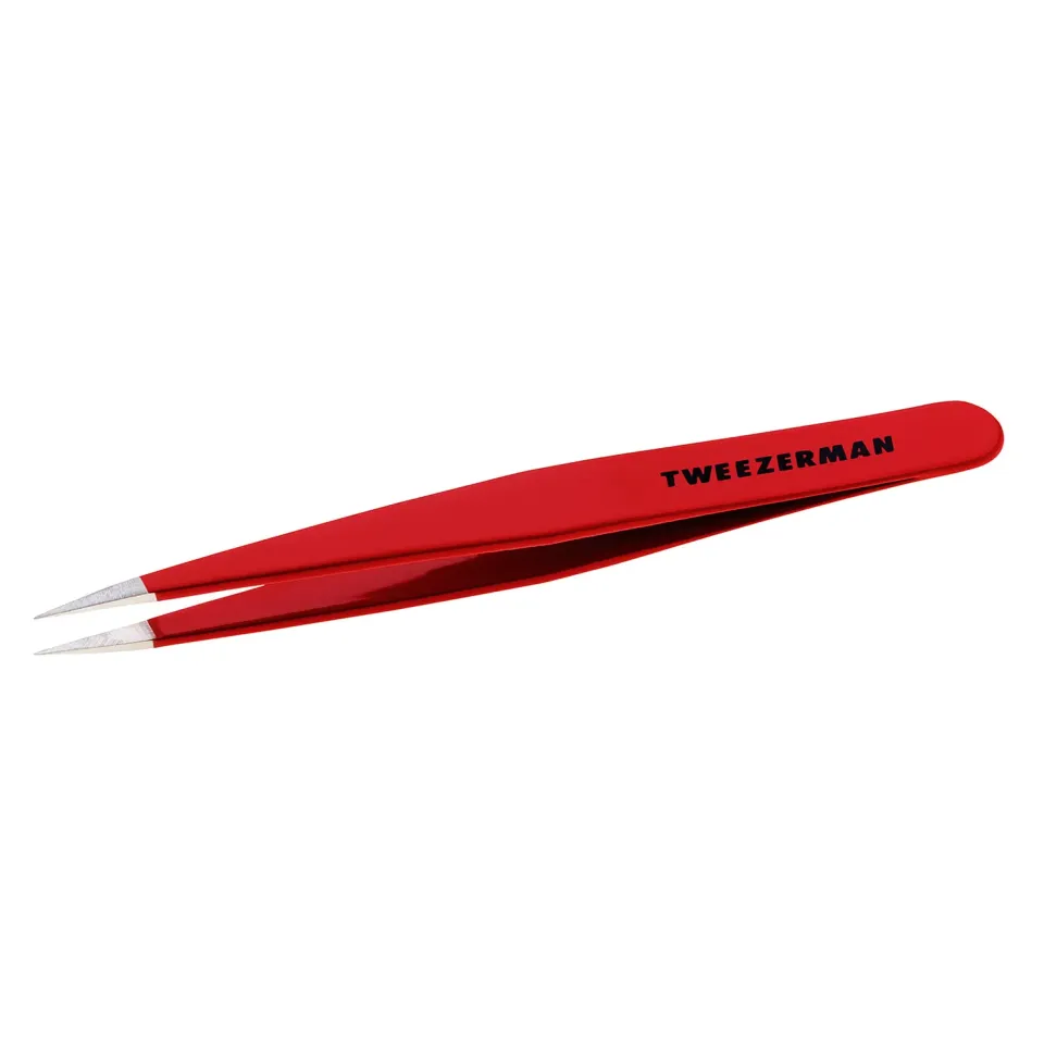 Tweezerman Signature Red Point Tweezer pincett röd spetsig