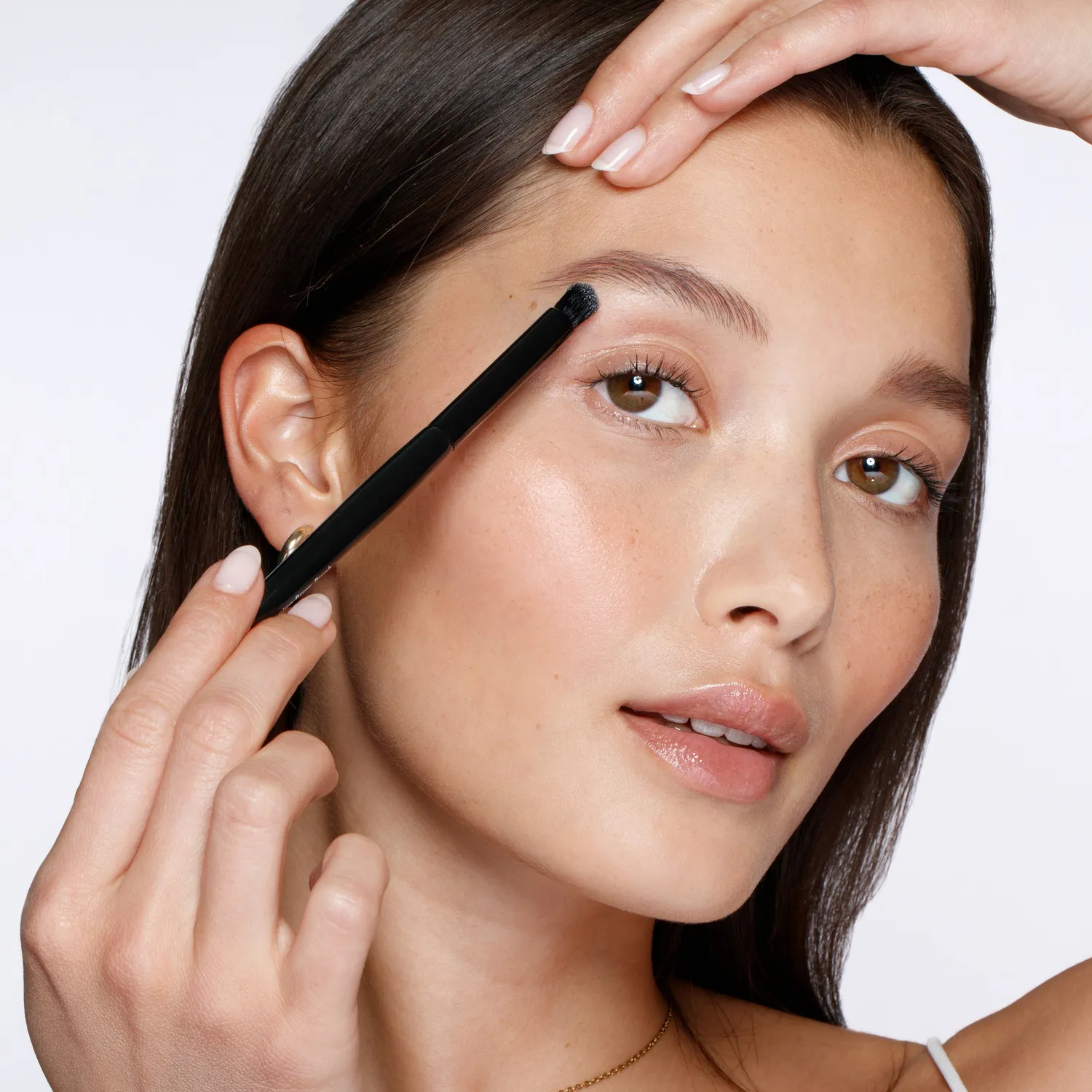 Tweezerman Shaping Brow Brush ögonbrynsborste täta strån