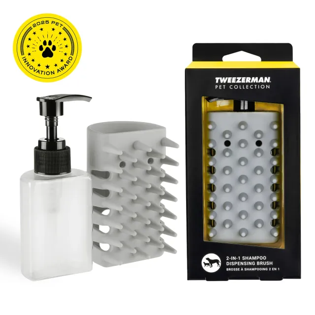 Tweezerman Pet 2-in-1 badborste schampo 100 ml