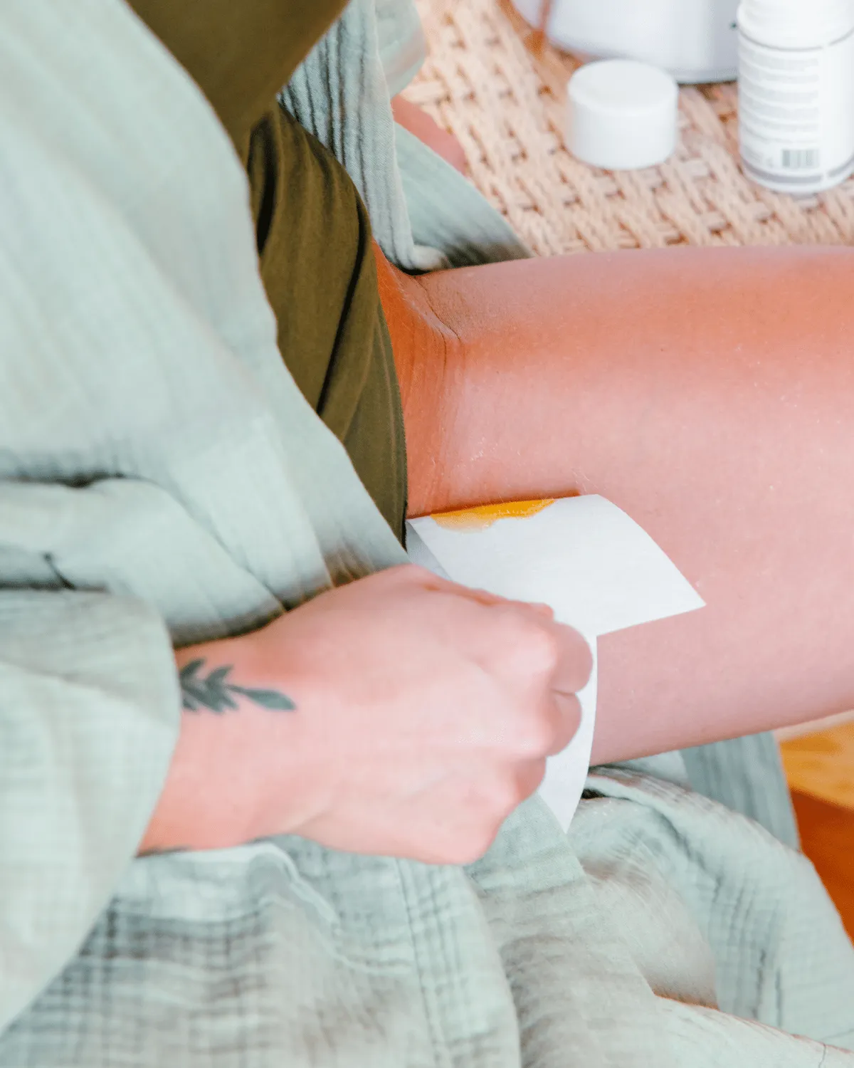 HEVI Strips kropp vaxremsor 100-pack slät hud