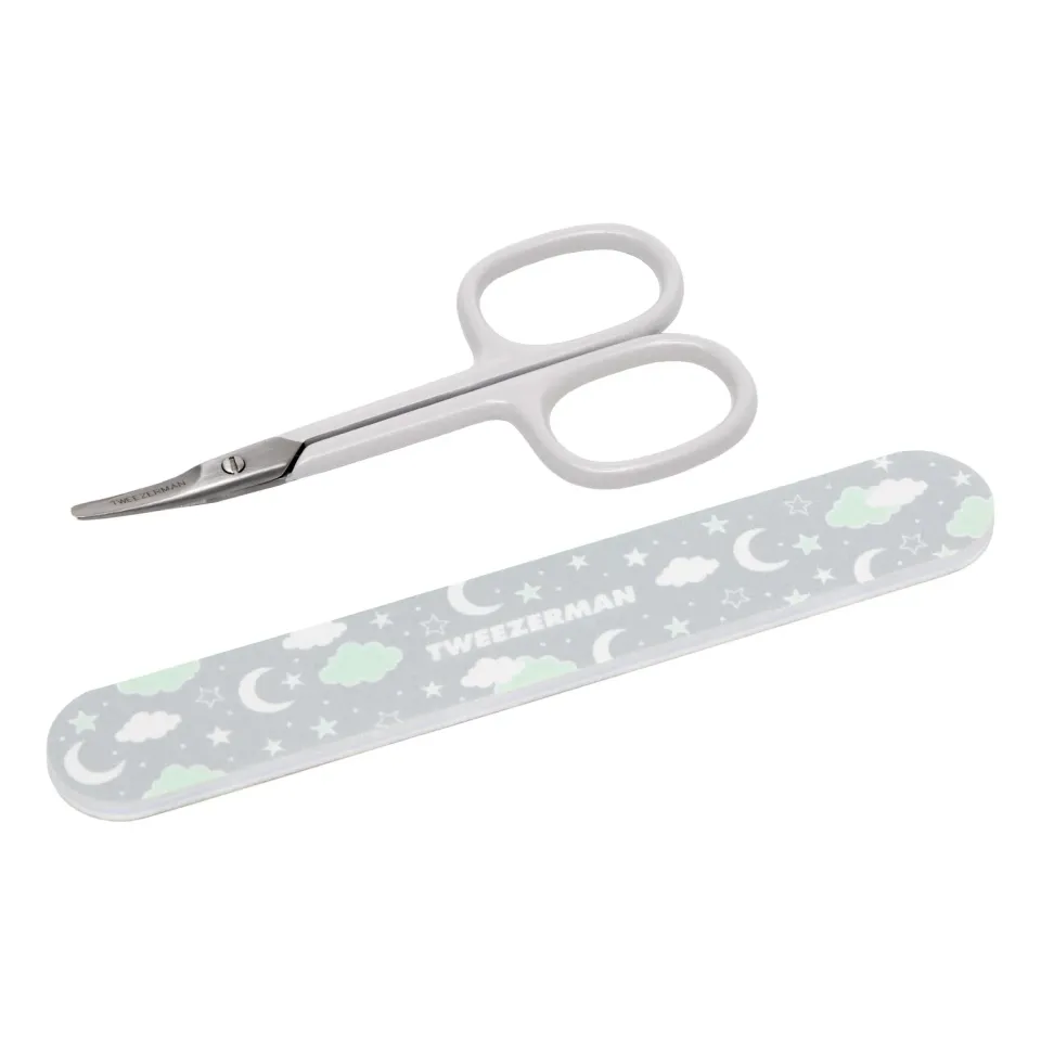 Tweezerman Baby Nail Scissors nagelsax med fil spädbarn