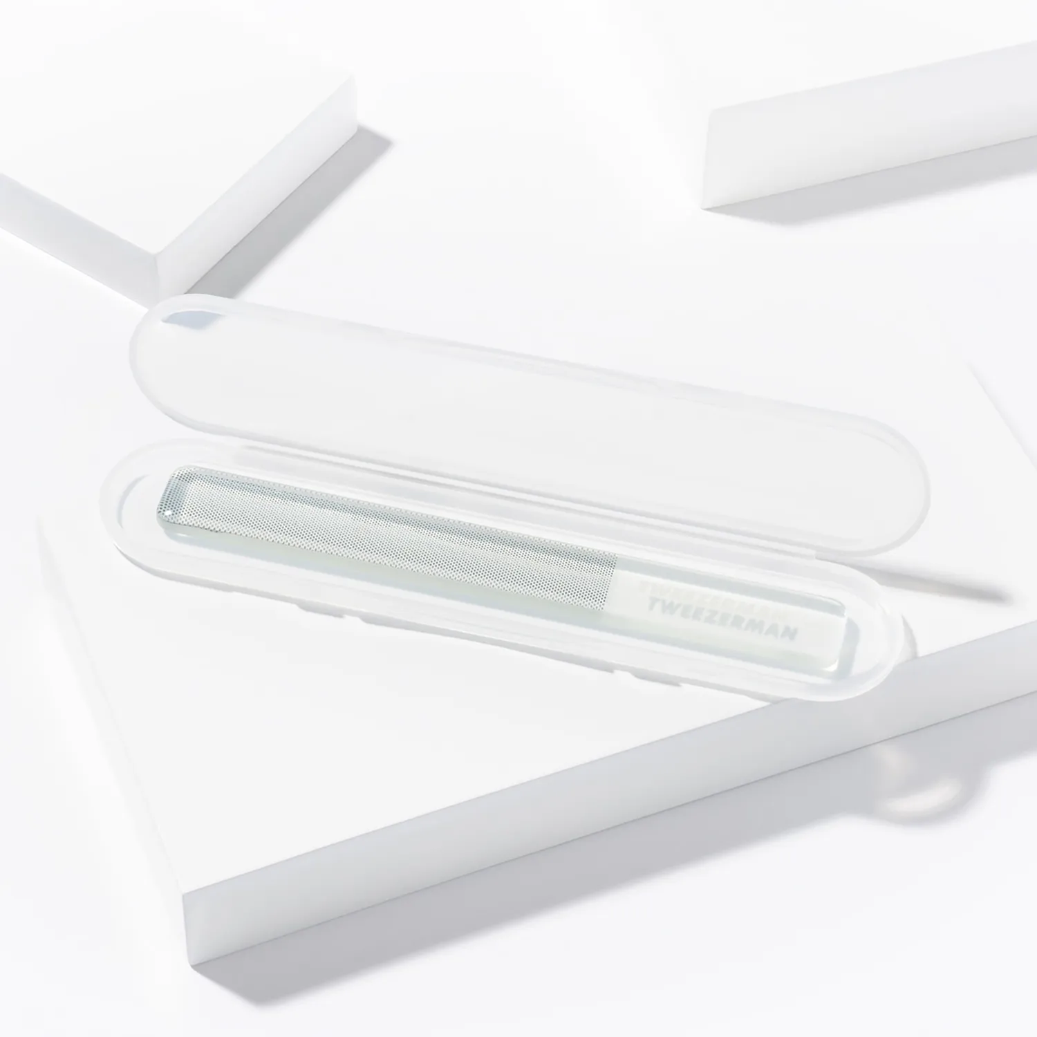Tweezerman Glass nagelbuffer i glas högglans