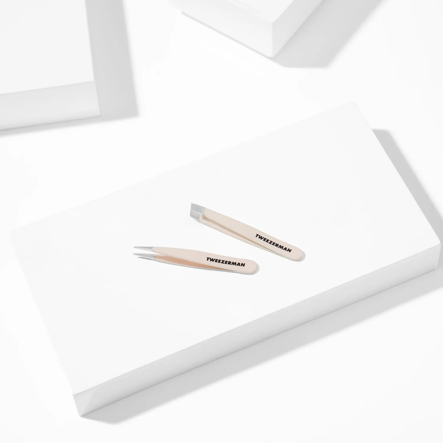 Tweezerman Evening Glow Micro Mini pincettset blå guld