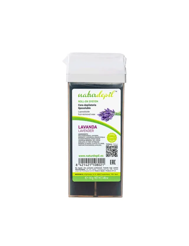 Naturdepil Roll-on vax lavendel känslig hud krämig