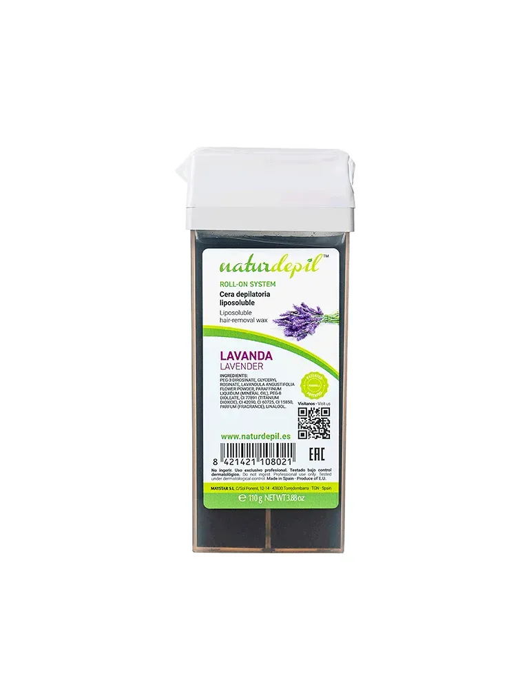 Naturdepil Roll-on vax lavendel känslig hud krämig