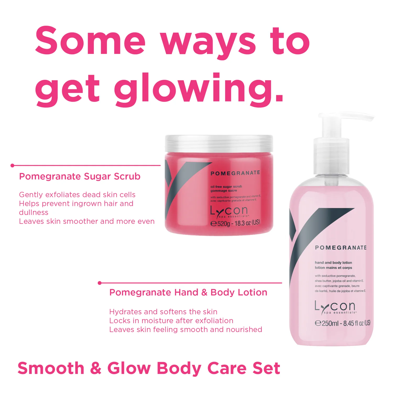 Lycon Smooth & Glow Body Care Set kroppsvårdsset