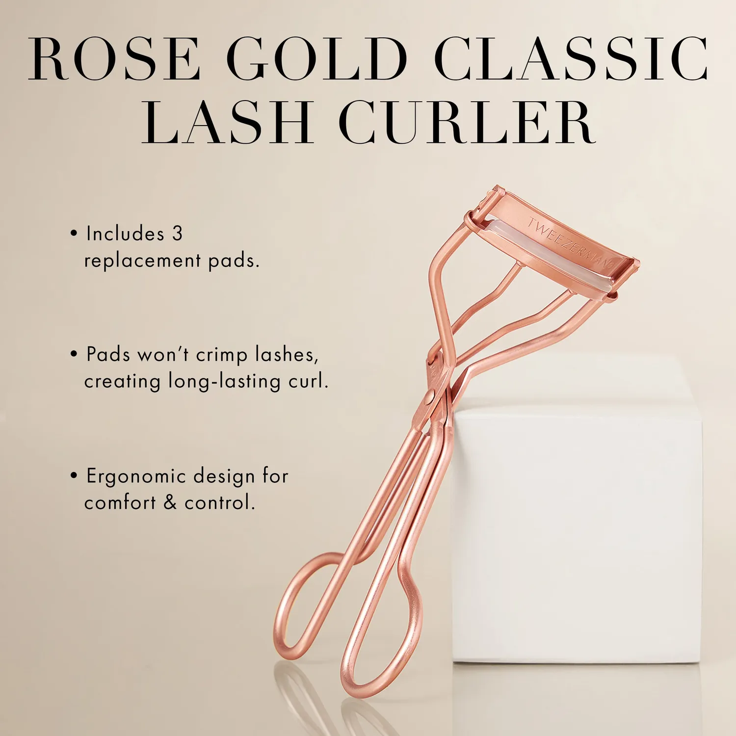 Tweezerman Classic ögonfransböjare rose gold