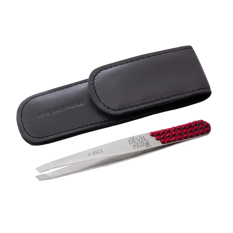 Tweezerman Devil Wears Prada 2 kristallpincett med etui