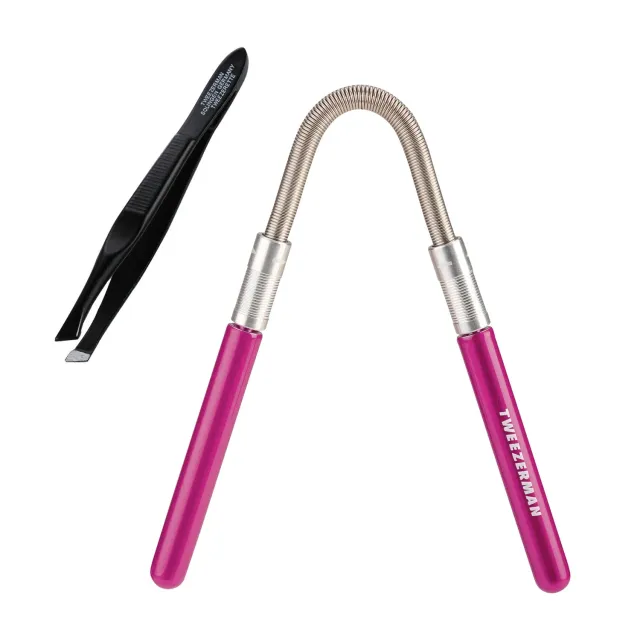 Tweezerman Smooth Finish hårborttagare ansikte rosa