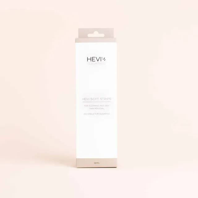 HEVI Strips kropp vaxremsor 100-pack slät hud