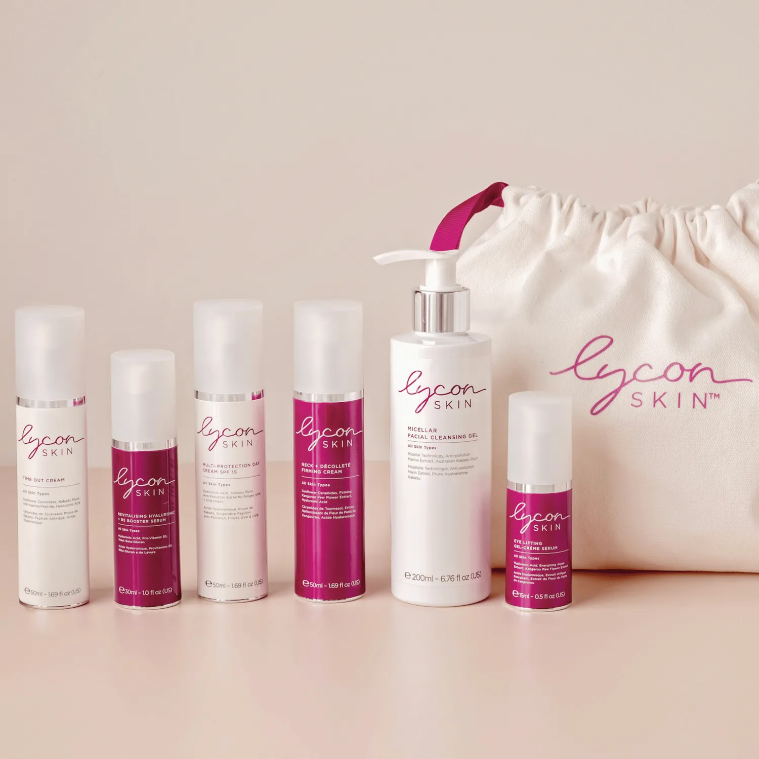 Lycon Luxury Restorative hudvårdsset 6-delar fastare hud